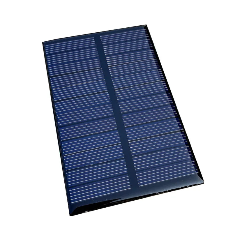 10Pcs Poly Solar Panel 6V 1W Mini Solar Panel Cell Solar Charger Module DIY For 3.7V Battery Solar Phone Charger Charging System