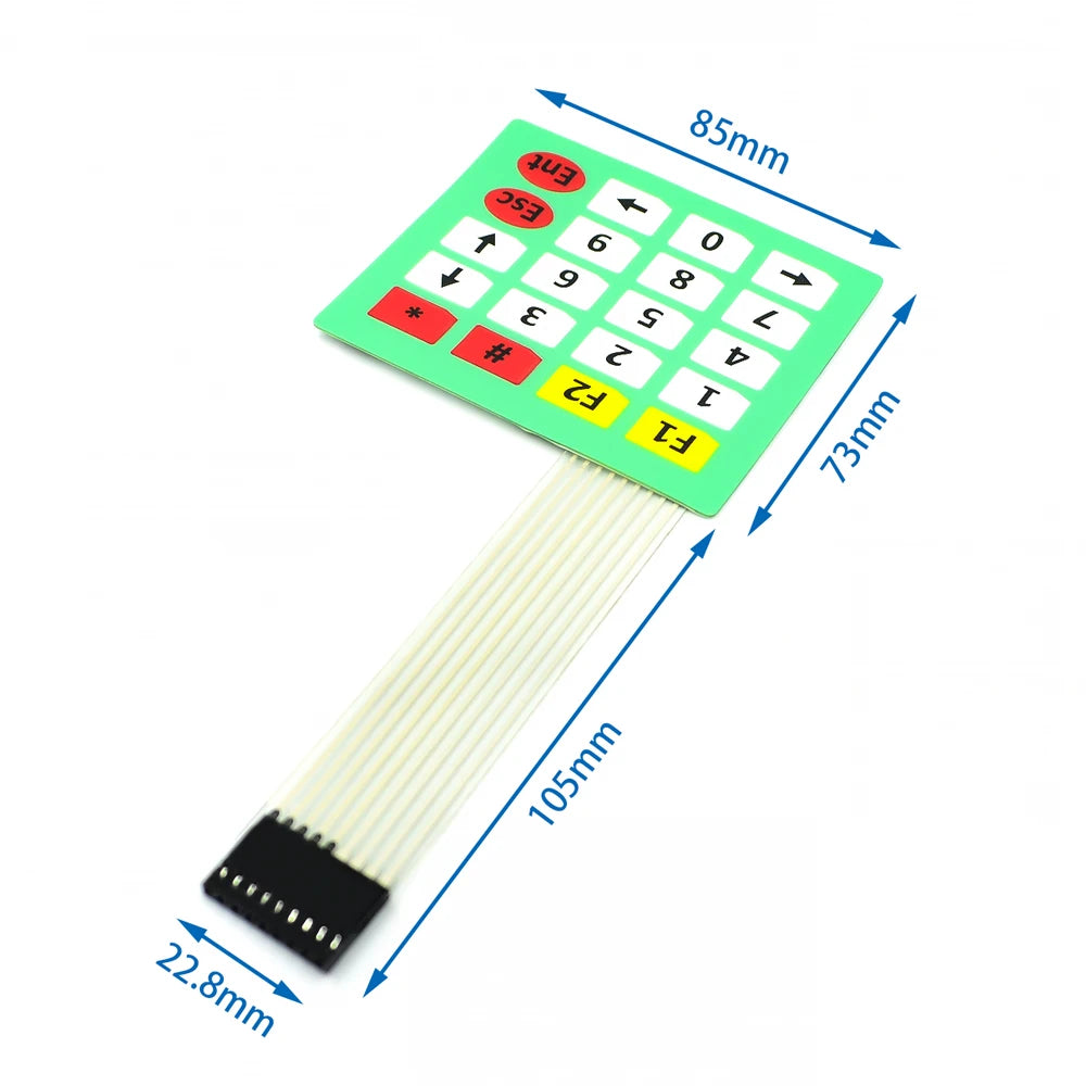 New 4x5 Matrix Array 20 Key Membrane Switch Keypad Keyboard Control Panel Microprocessor Keyboard Controller for DIY 5*4