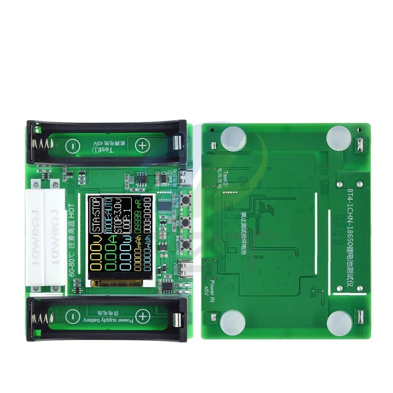 TZT XH-M240 18650 lithium battery Capacity tester maH mwH digital discharge electronic load battery monitor