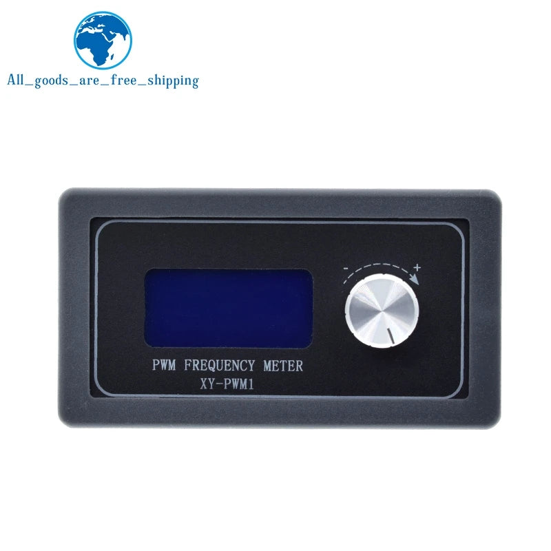 TZT Signal Generator PWM Pulse Frequency Duty Cycle Adjustable Module LCD Display 1Hz-150Khz 3.3V-30V PWM Board Module Hand knob
