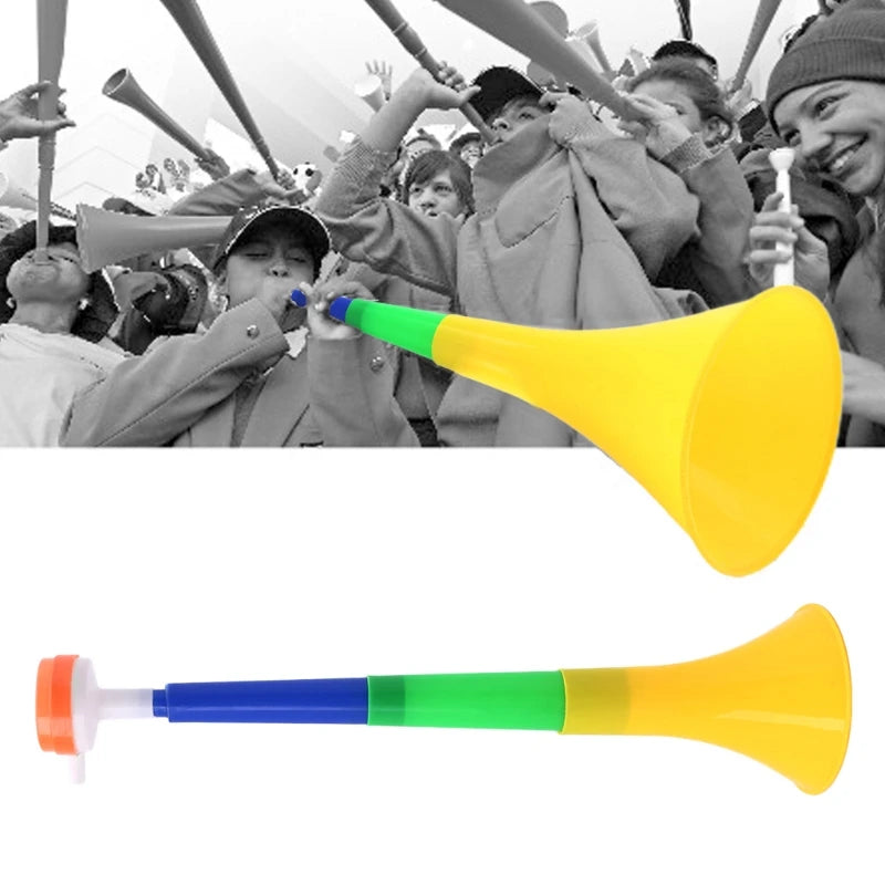 Football Stadium Cheer Fan Horns Soccer Ball Vuvuzela Cheerleading Kid Trumpet XXUF