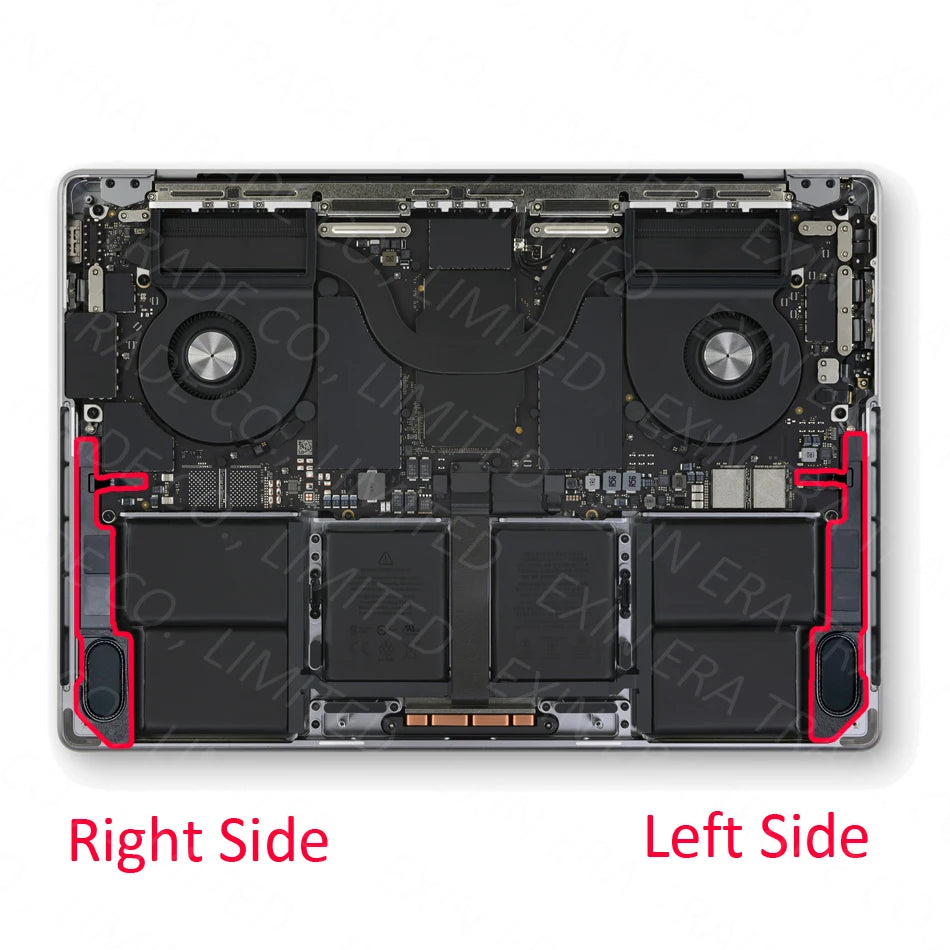 New A2442 A2779 A2918 A2992 Speaker for Macbook Pro 14" M1 M2 M3 Pro/Max Left and Right Internal Loudspeaker Set 2021-2023 Year