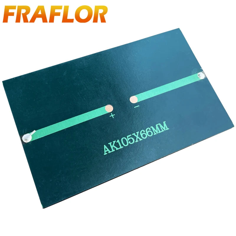 10Pcs Poly Solar Panel 6V 1W Mini Solar Panel Cell Solar Charger Module DIY For 3.7V Battery Solar Phone Charger Charging System