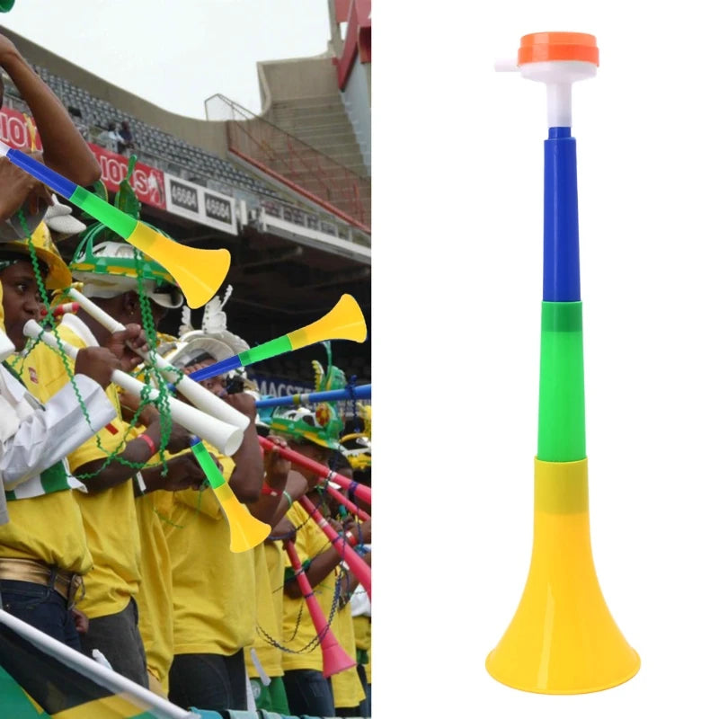 Football Stadium Cheer Fan Horns Soccer Ball Vuvuzela Cheerleading Kid Trumpet XXUF