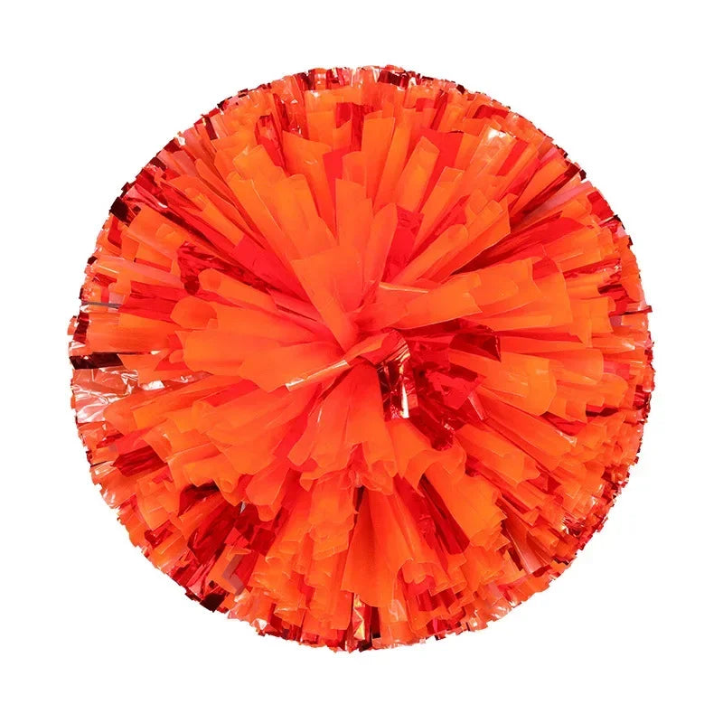 Colorful Cheerleading Pom Poms Girls Kids Finger Cheer Balls Gold Silver Purple Blue Red Green Dance Cheerleading Accessories