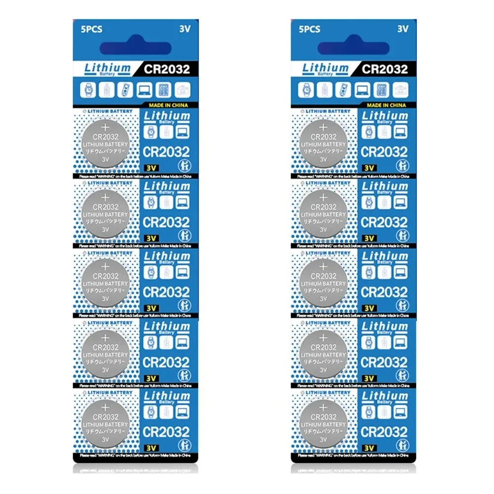 2-50Pcs 200mAh CR2032 2032 DL2032 ECR2032 3V Lithium Battery For Watch Toy Calculator Car Key Remote Control Button Coin Cells