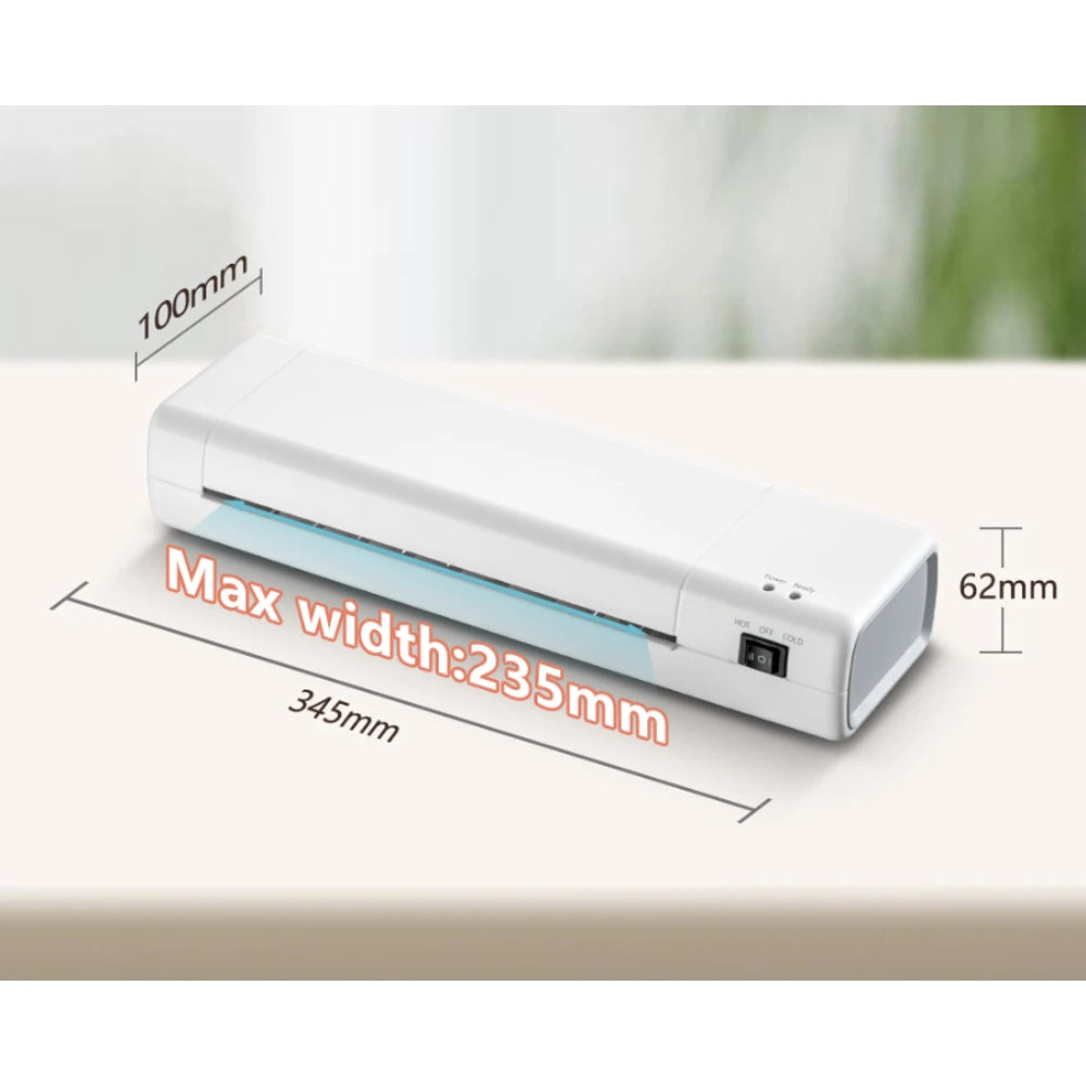 New Plastic Sealer with 10 Sheets Laminating Film, 9 Inch Hot and Cold Laminator, Hot and Cold Laminator for Home School Office