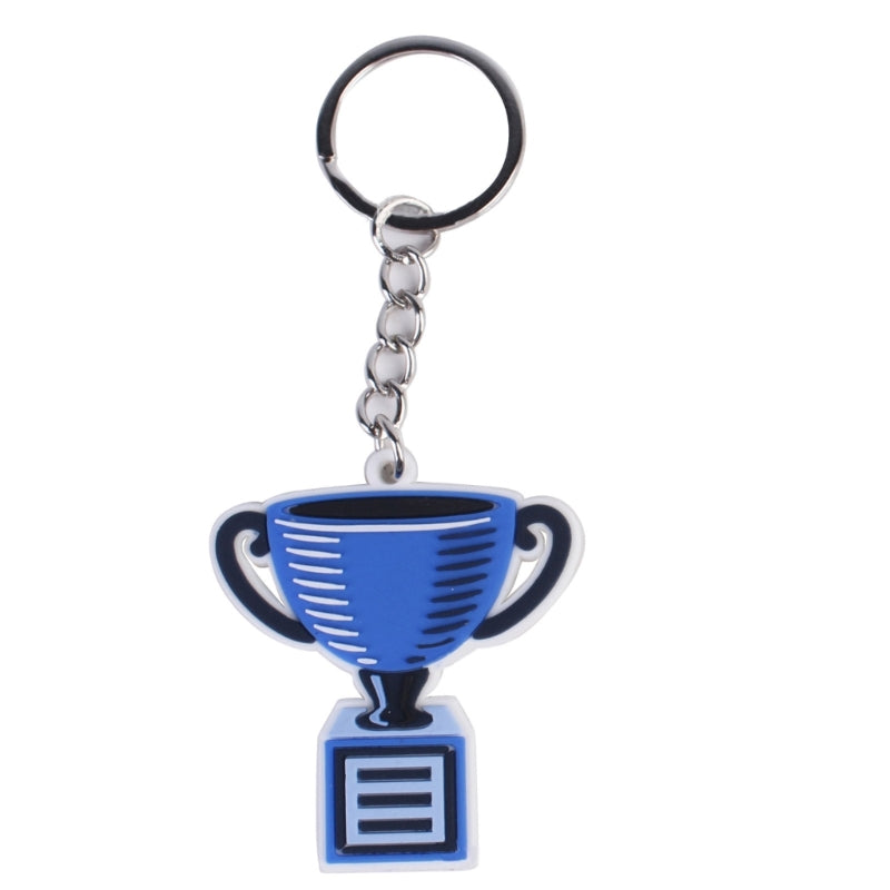 Fashion Cartoon Ice Hockey Pendant Keychain Simple Charm Keychain Simple Bag Pendant Winter Sports Keyring for Men Women