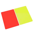 Soccer Referee Red Yellow Cards PVC Football Referee Red And Yellow Cards Referee Tool Warning and Ejection Cards