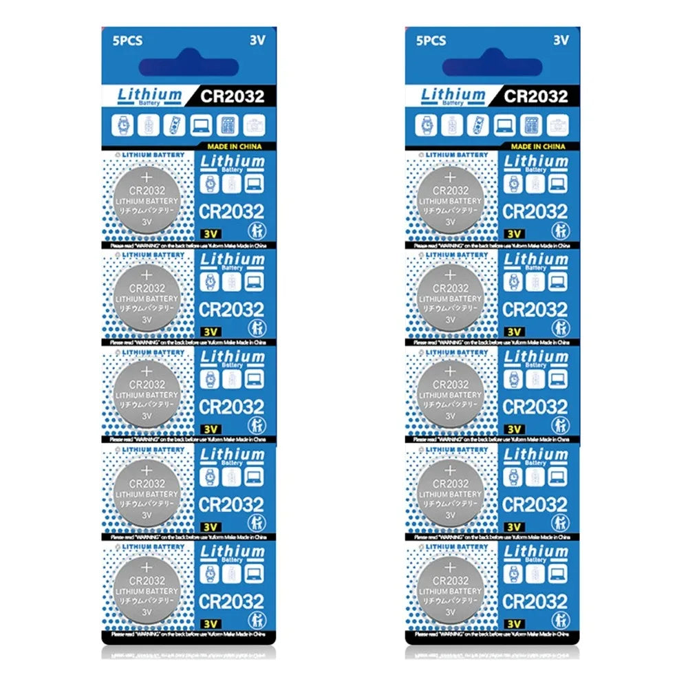 2-50Pcs 200mAh CR2032 2032 DL2032 ECR2032 3V Lithium Battery For Watch Toy Calculator Car Key Remote Control Button Coin Cells