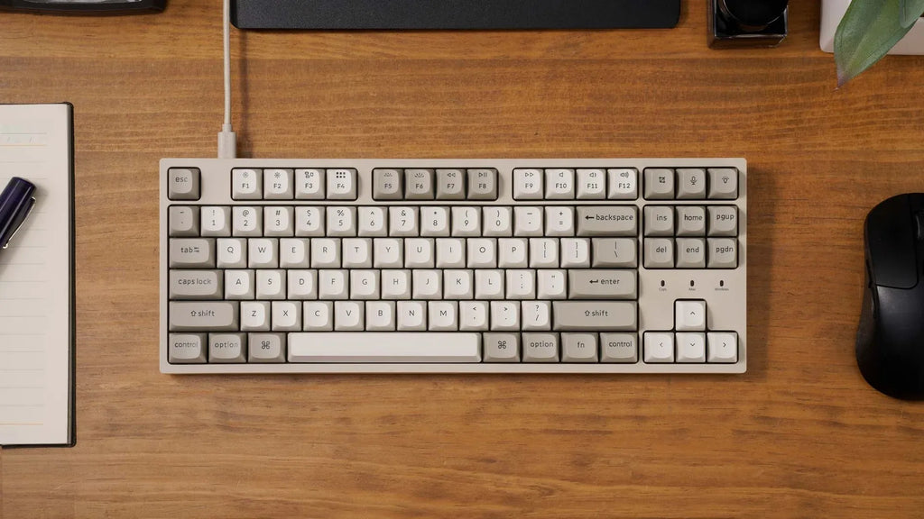 Keychron C1 Pro 8K QMK Wired Custom Mechanical Keyboard TKL Layout Hot-Swappable PBT Keycaps