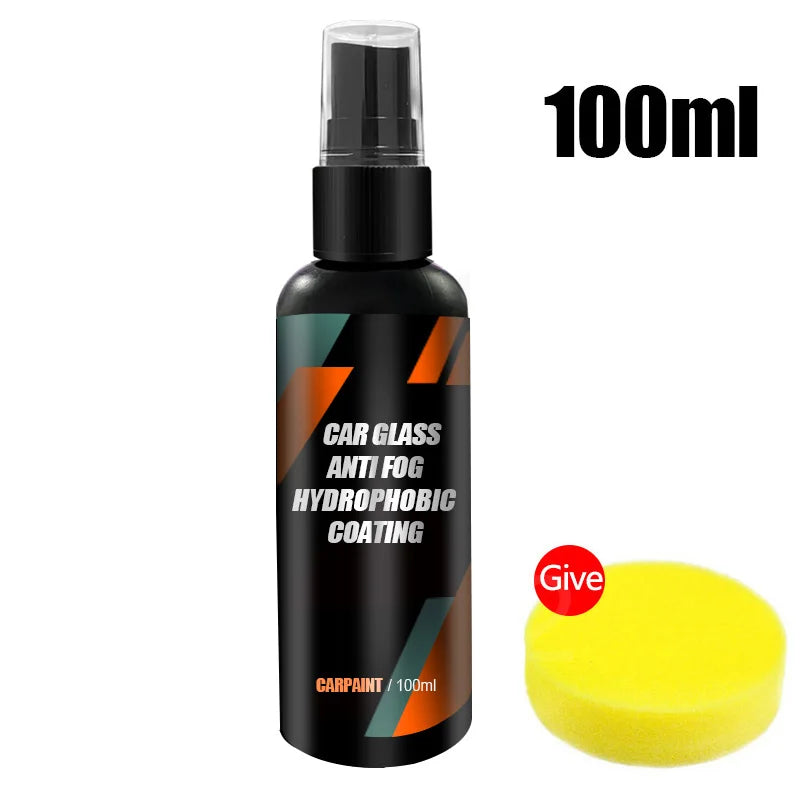 Car Glass Anti-Rain Spray Auto Water repellent Coating Agent Waterproof Rainproof Anti-fog Glass Cleaner Auto Windshield Clear