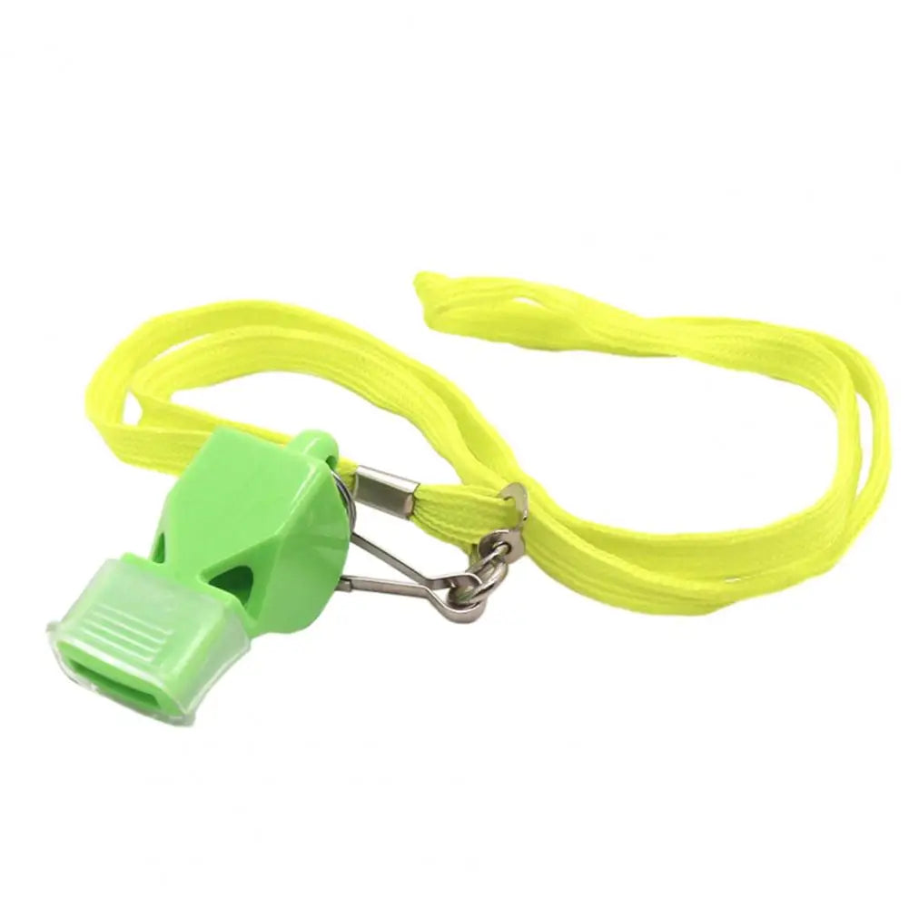 Loud Pea-shaped Whistle 120 Decibel Whistle Professional Sports Whistle Set with Lanyard Mouth Grip for Coaches Referees