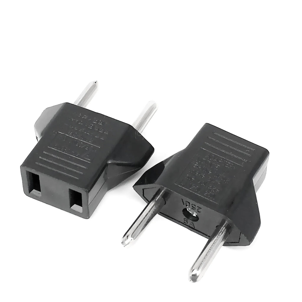 1pcs US/EU American Socket Adapter 2pin 4.0mm European EU To US plug Power adapter Converter Electrical Socket  Outle