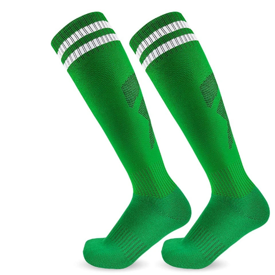 Loogdeel 26-45 Children Adult Football Sports Long Knee Socks Kids Soccer Baseball Adults Legging Stockings Children Sports Sock
