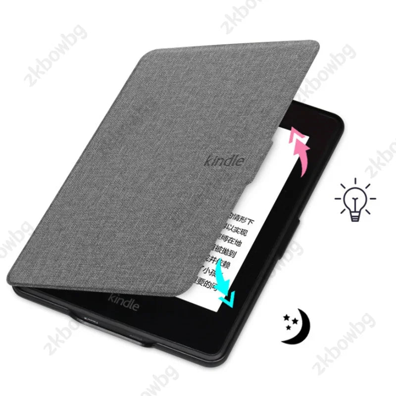 Fabric Case For Kindle 8th SY69JL Generation 2016 Smart Cover Auto Sleep Wake Case For Kindle 8th Ebook Magnetic Smart Shell