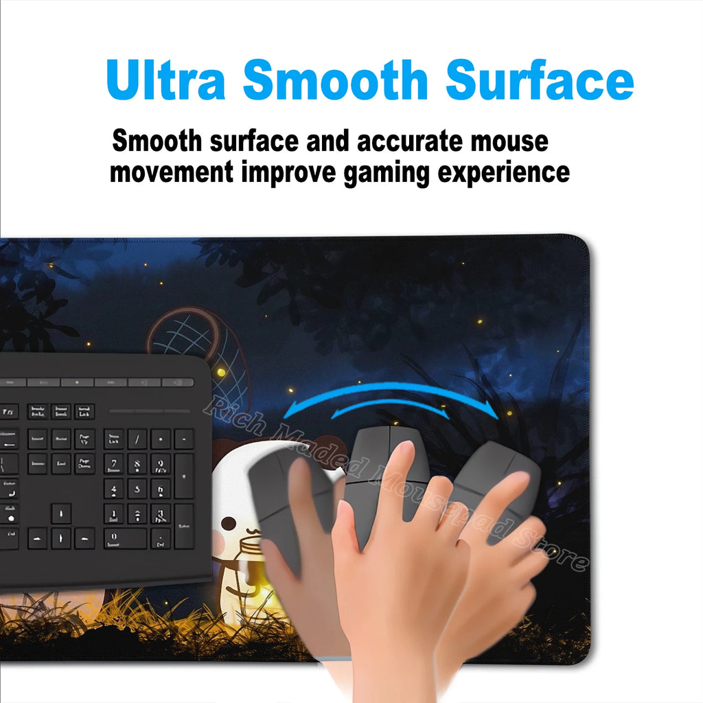 Cartoon Bubu Dudu Cute Deskmat Xxl Gamer Mouse Pad Anime Computer Table Mat Pc Accessories Mousepad Large Mats Office Mause Pads