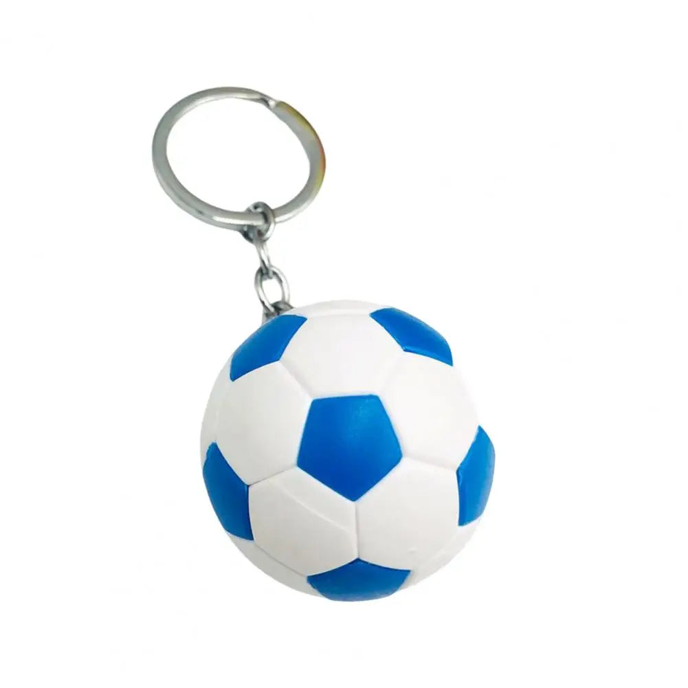 Football Key Chain Three dimensional Football Key Holder Souvenir Gifts Mini Soccer Key Pendant Sports Ornament for