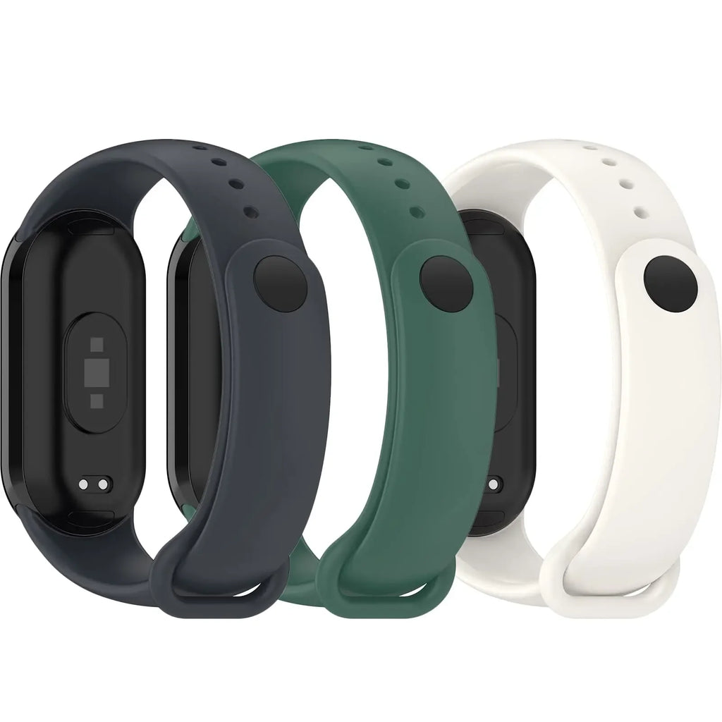 2025 Strap for Xiaomi Mi Band 10/9/8 NFC Bracelet Silicone Wrist Miband 9 NFC Replacement pulsera correa Sport Strap