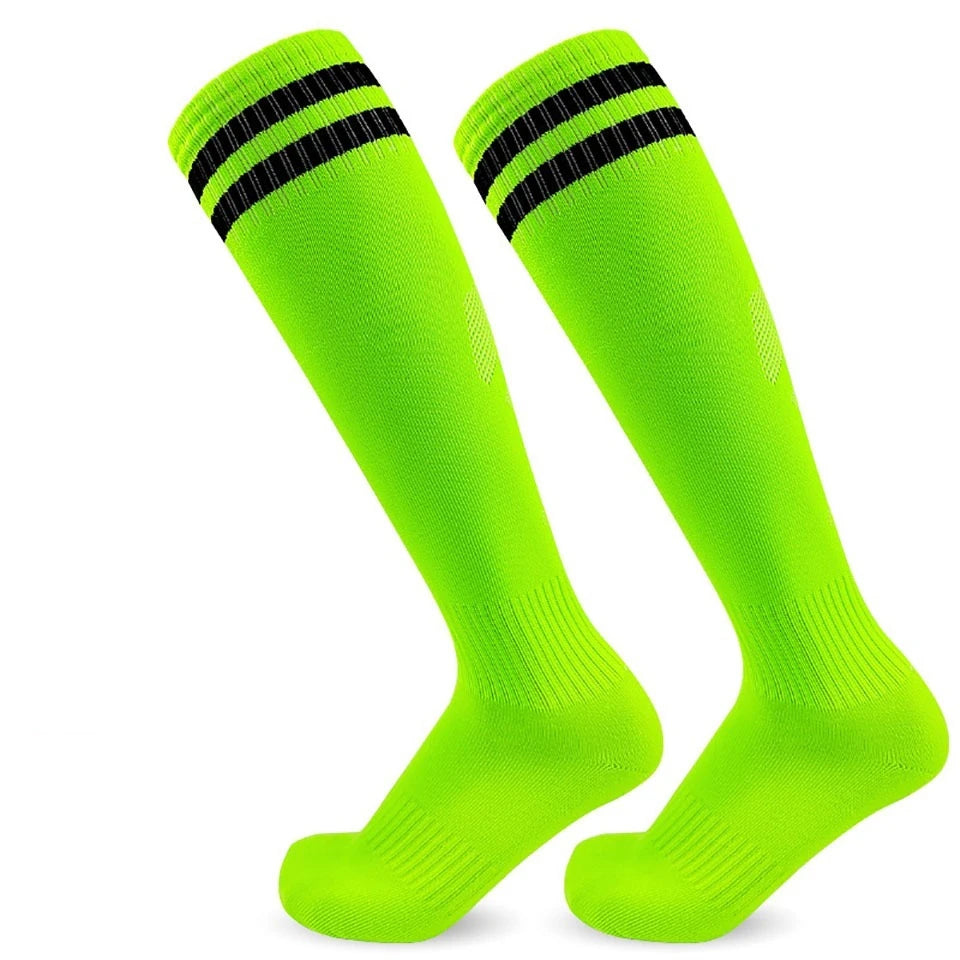 Loogdeel 26-45 Children Adult Football Sports Long Knee Socks Kids Soccer Baseball Adults Legging Stockings Children Sports Sock