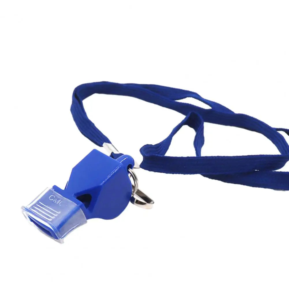 Loud Pea-shaped Whistle 120 Decibel Whistle Professional Sports Whistle Set with Lanyard Mouth Grip for Coaches Referees