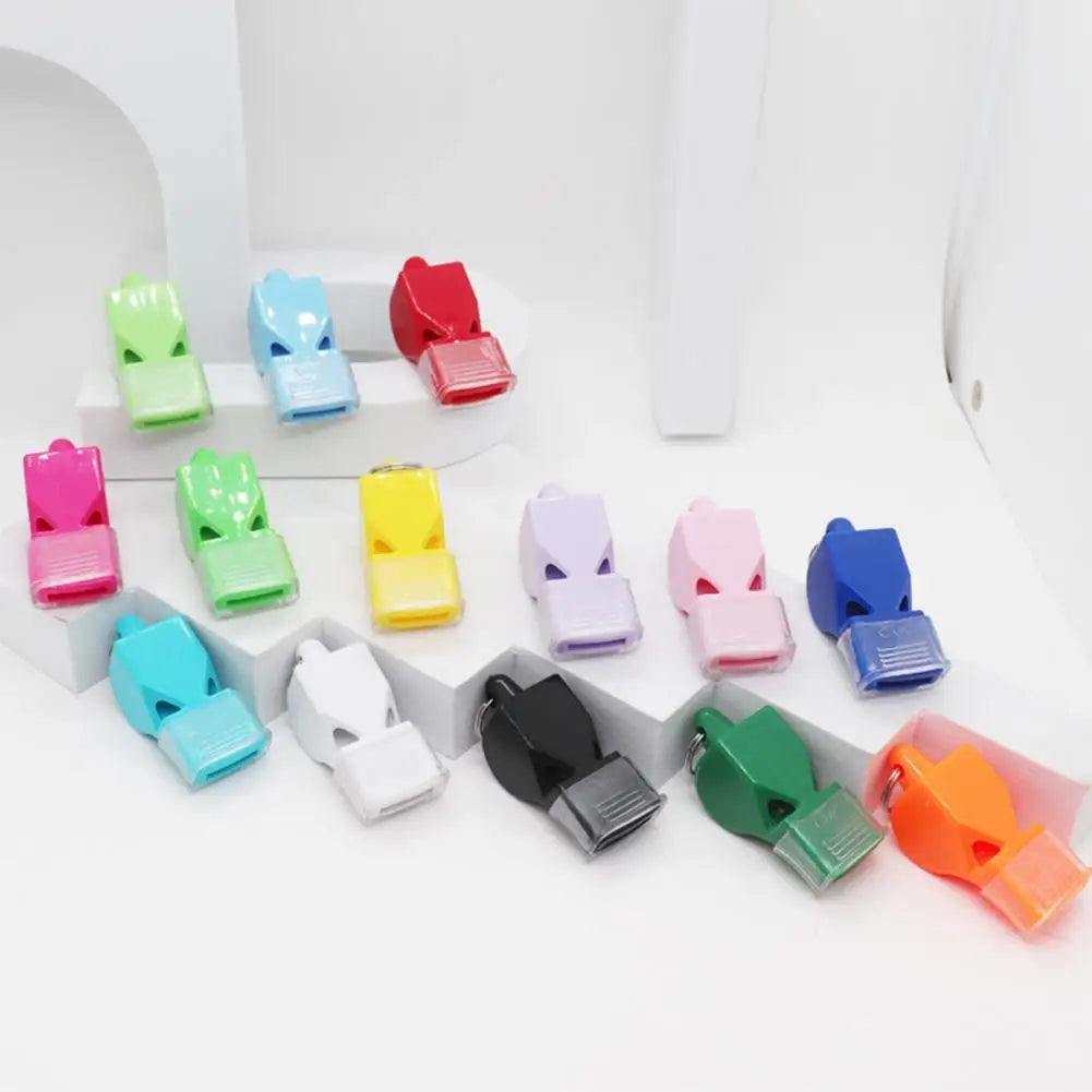 Loud Pea-shaped Whistle 120 Decibel Whistle Professional Sports Whistle Set with Lanyard Mouth Grip for Coaches Referees