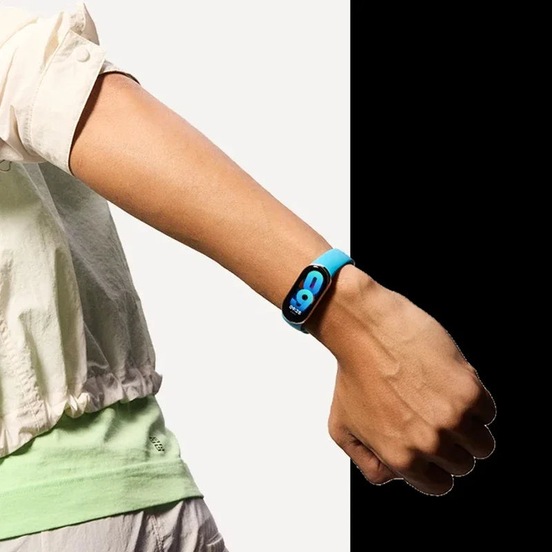 2025 Strap for Xiaomi Mi Band 10/9/8 NFC Bracelet Silicone Wrist Miband 9 NFC Replacement pulsera correa Sport Strap
