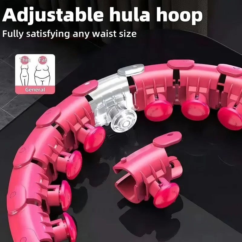 Fitness circle, detachable hula hoop, abdominal fat reduction hula hoop, women's home-use fitness body massage equipment