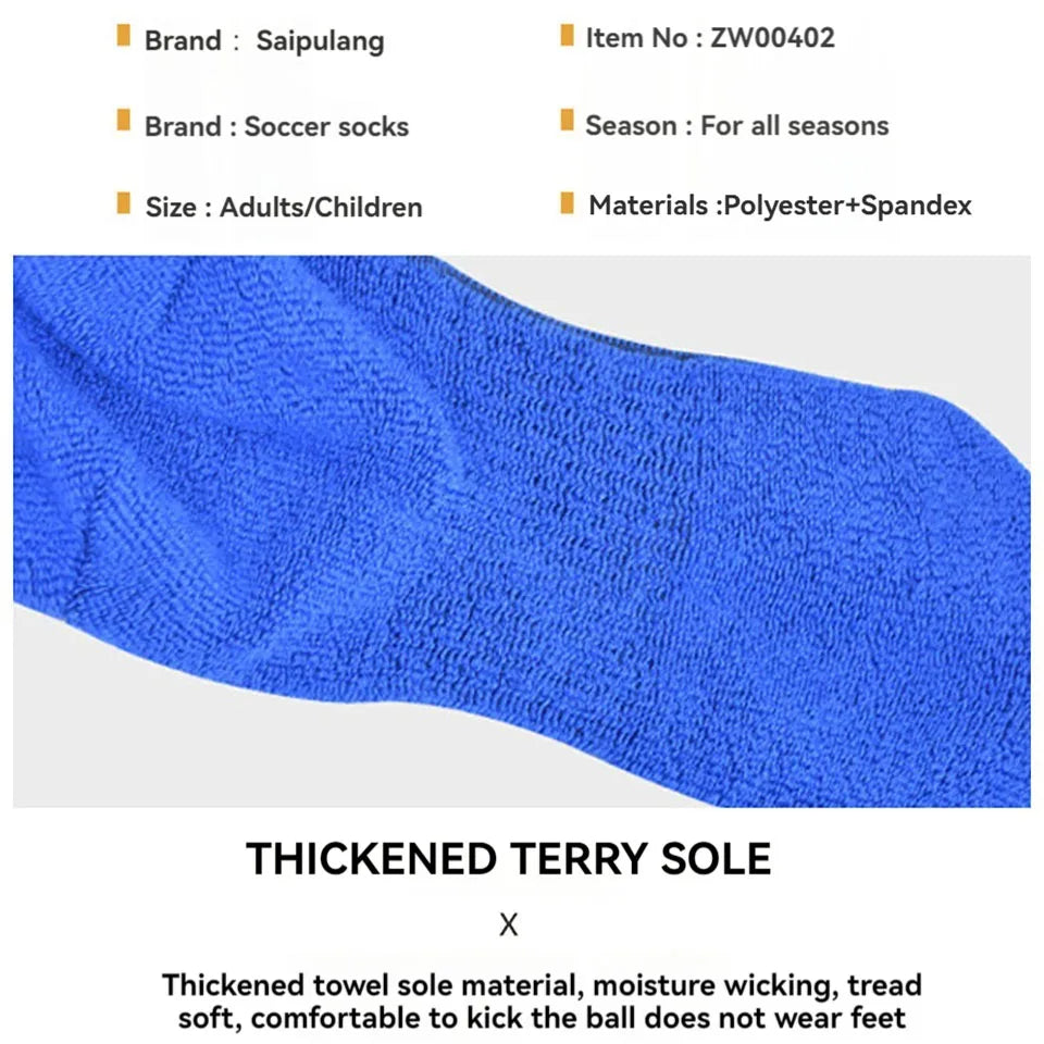 Loogdeel 26-45 Children Adult Football Sports Long Knee Socks Kids Soccer Baseball Adults Legging Stockings Children Sports Sock