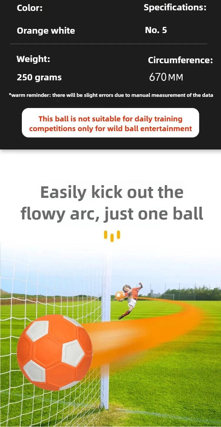 Sports Curve Swerve Football Toys KickerBall High Visibility Swerve Football for Outdoor and Indoor Matches or Games..