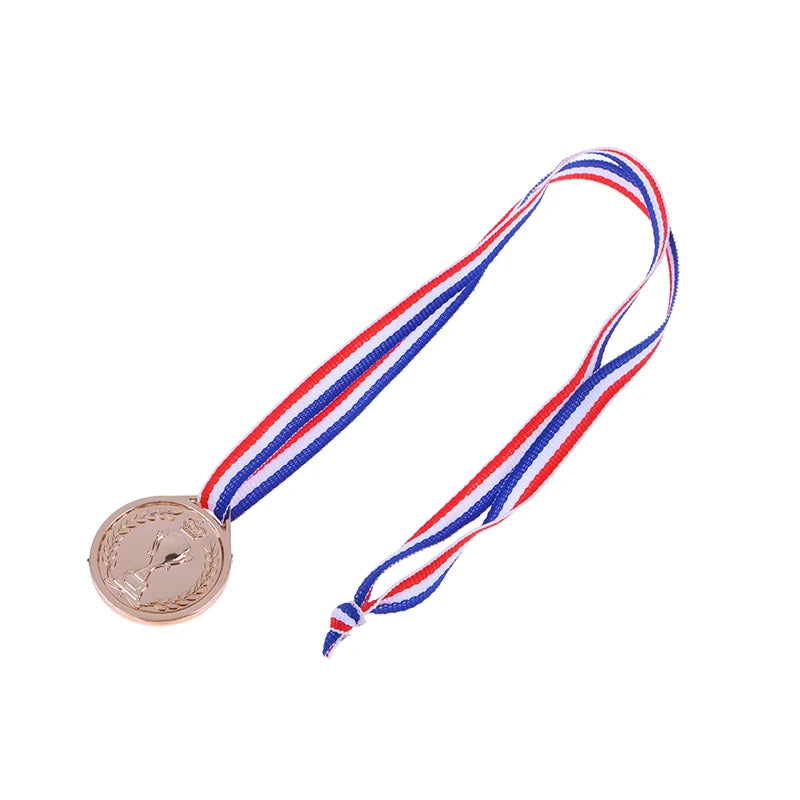 Crown Gold Silver Bronze Award Medal Reward Football Competition Prizes Award Medal For Souvenir Gift Outdoor Sport Kids Toys