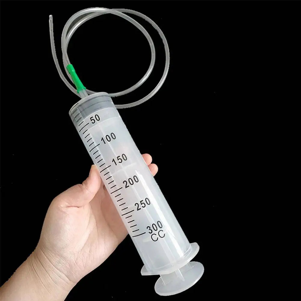 100/300/550ml Grote Capaciteitsspuiten Herbruikbare Naaldvat Oliepomp met 1m Slang voor Huisdieren Voeding Metpomp Vacuümspuit