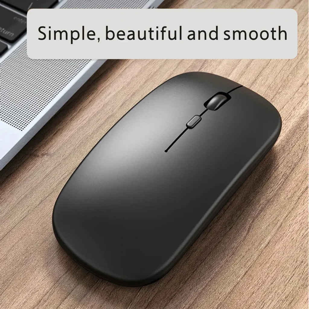 Computer Wireless USB Mouse Bluetooth   Rechargeable Dual Mode 5.0  with Office Gamer Desktop Mouse for PC Laptop