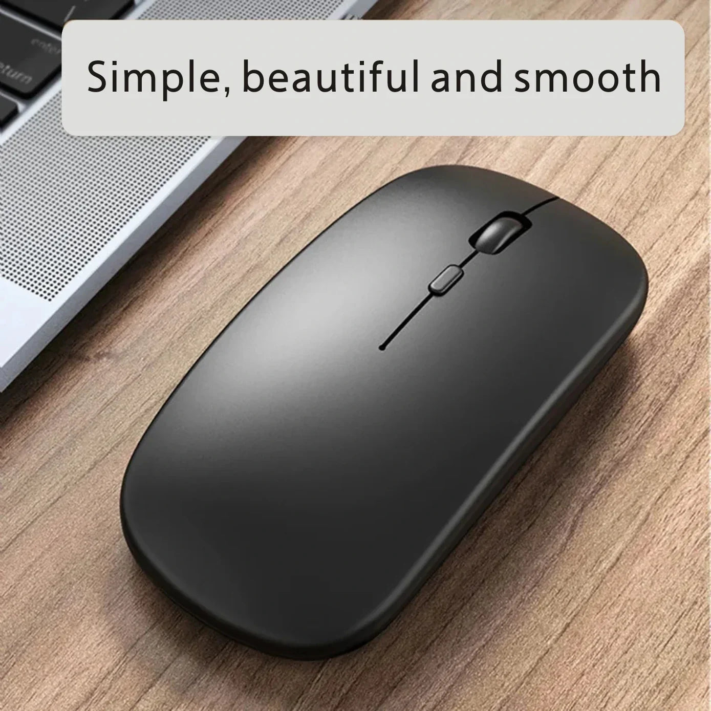 Computer Wireless USB Mouse Bluetooth   Rechargeable Dual Mode 5.0  with Office Gamer Desktop Mouse for PC Laptop