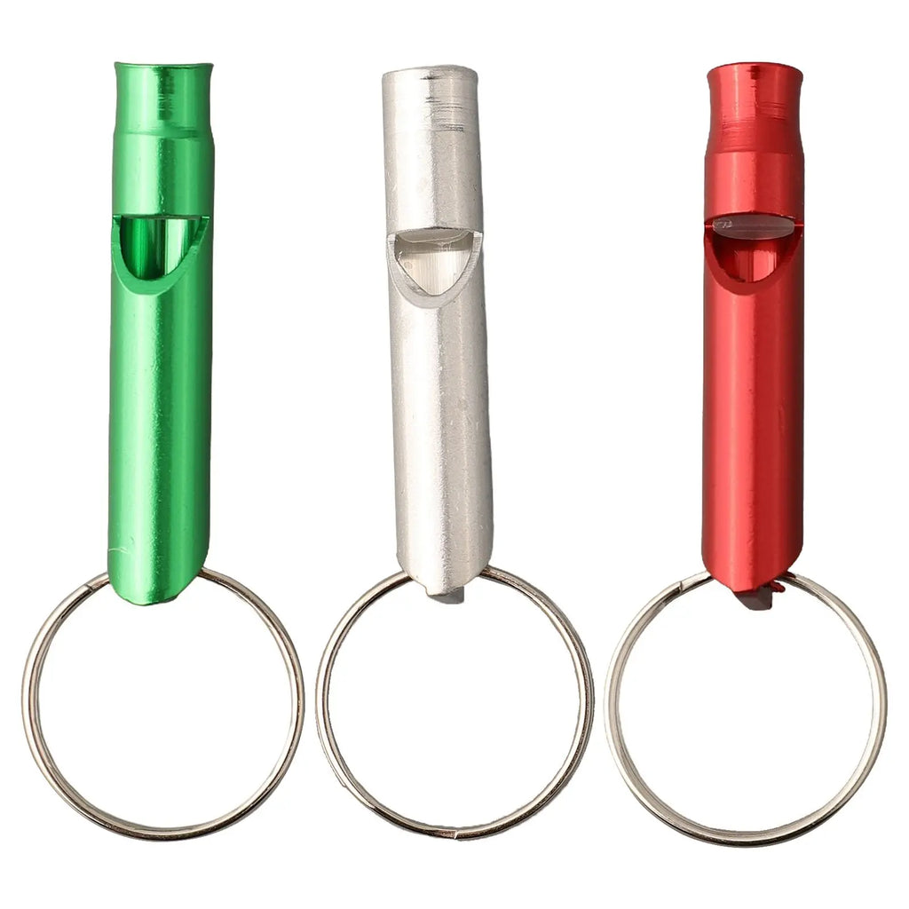 45*8mm Mini Survival Metal Whistle  Distress Pet Training Feeding Helper Outdoor Training Whistle Dogs Repeller Pet Training