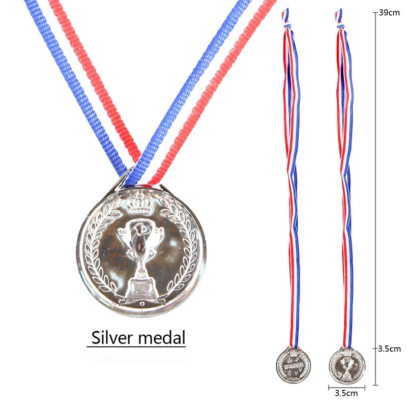 Gold Silver Bronze Award Medal Winner Reward Football Competition Prizes Award Medal For Souvenir Gift Outdoor Sport Kids Toys