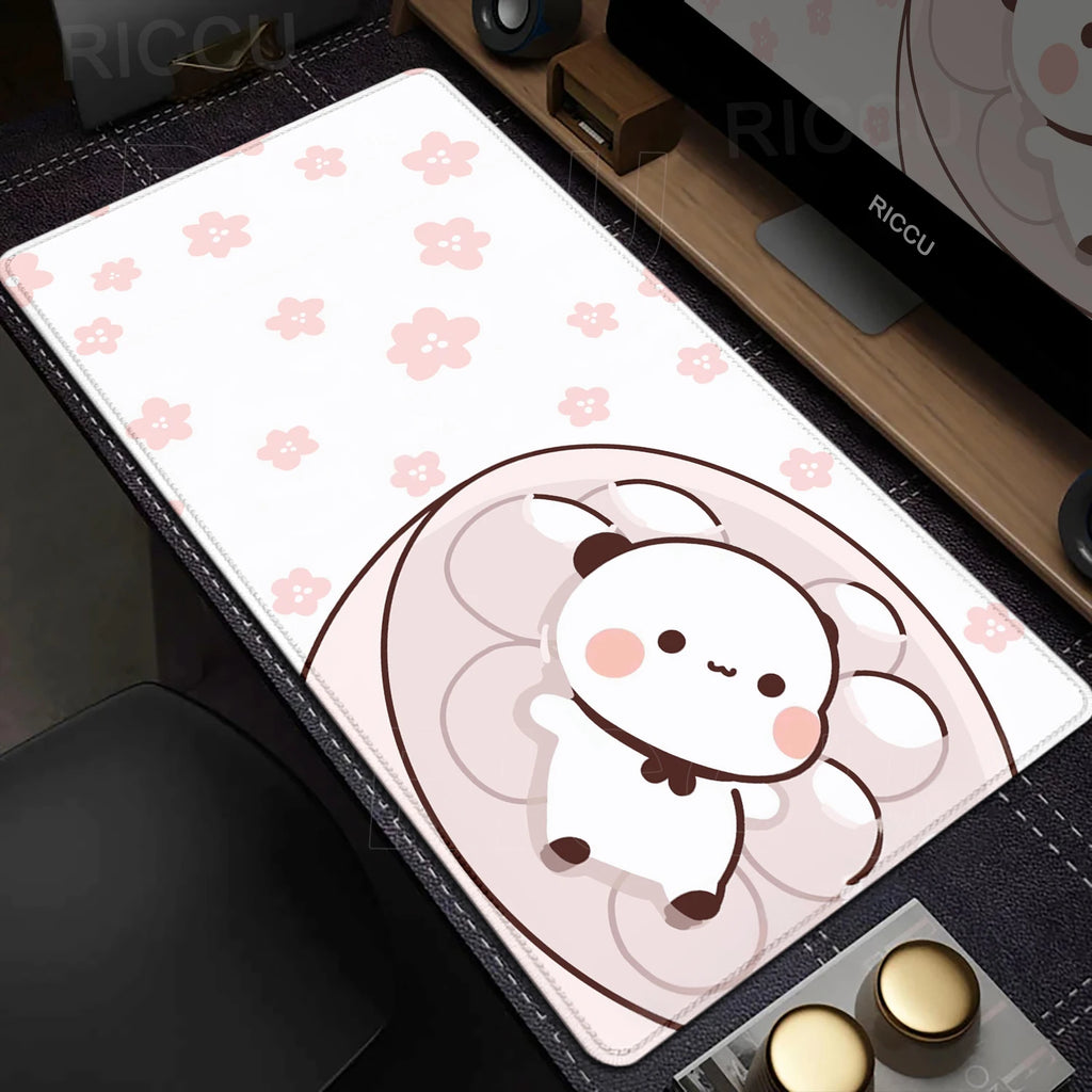 Cartoon Bubu Dudu Cute Deskmat Xxl Gamer Mouse Pad Anime Computer Table Mat Pc Accessories Mousepad Large Mats Office Mause Pads