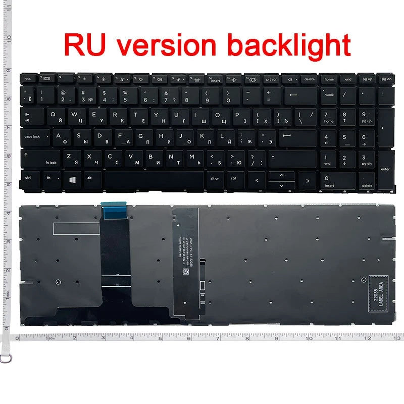 US/RU/SP keyboard For HP ProBook 450 G8/455 G8/455R G8 450 G10/455 G10/455R G10 650 G8/650 G9/650 G10/655 G8/655 G9/655 G10