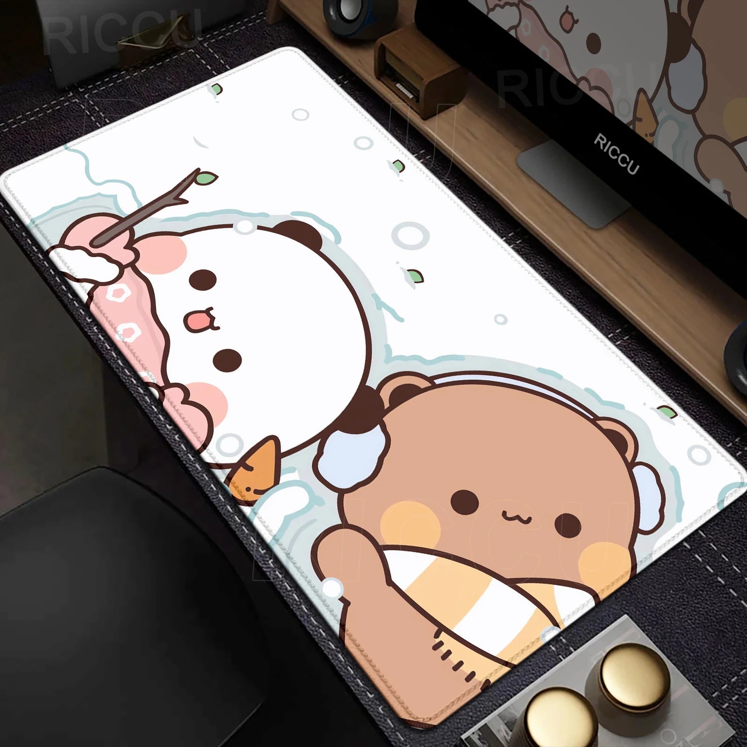 Cartoon Bubu Dudu Cute Deskmat Xxl Gamer Mouse Pad Anime Computer Table Mat Pc Accessories Mousepad Large Mats Office Mause Pads