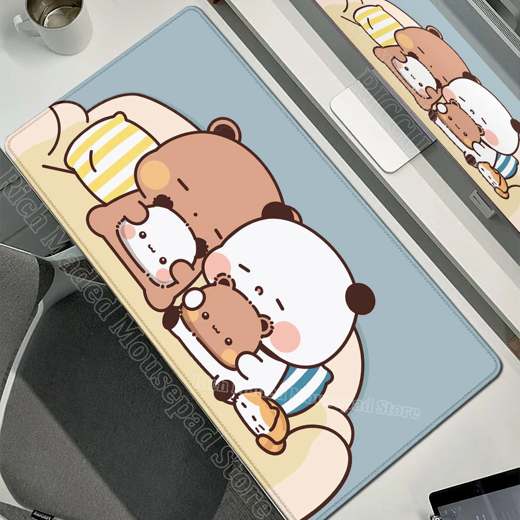 Cartoon Bubu Dudu Cute Deskmat Xxl Gamer Mouse Pad Anime Computer Table Mat Pc Accessories Mousepad Large Mats Office Mause Pads