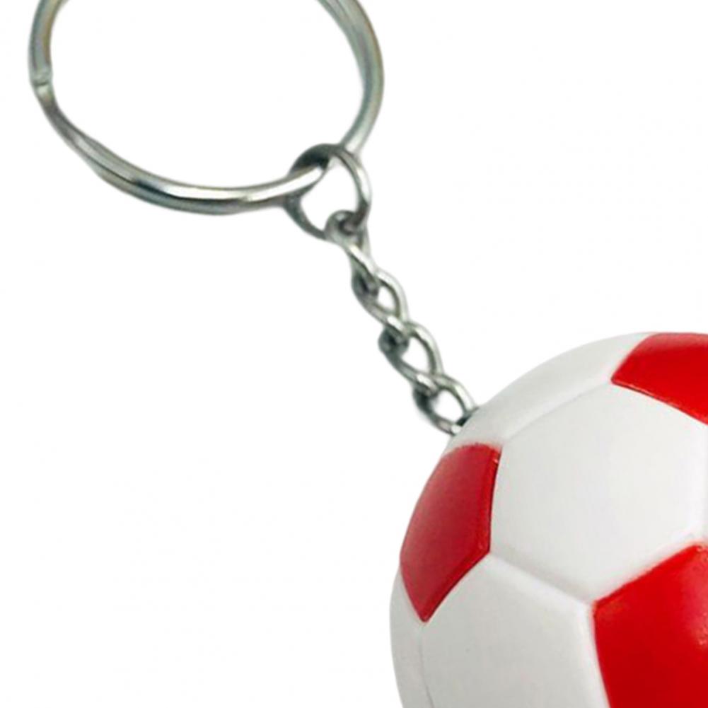 Football Key Chain Three dimensional Football Key Holder Souvenir Gifts Mini Soccer Key Pendant Sports Ornament for