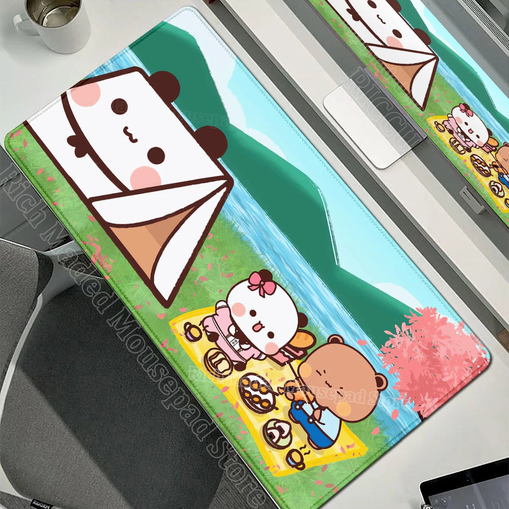 Cartoon Bubu Dudu Cute Deskmat Xxl Gamer Mouse Pad Anime Computer Table Mat Pc Accessories Mousepad Large Mats Office Mause Pads