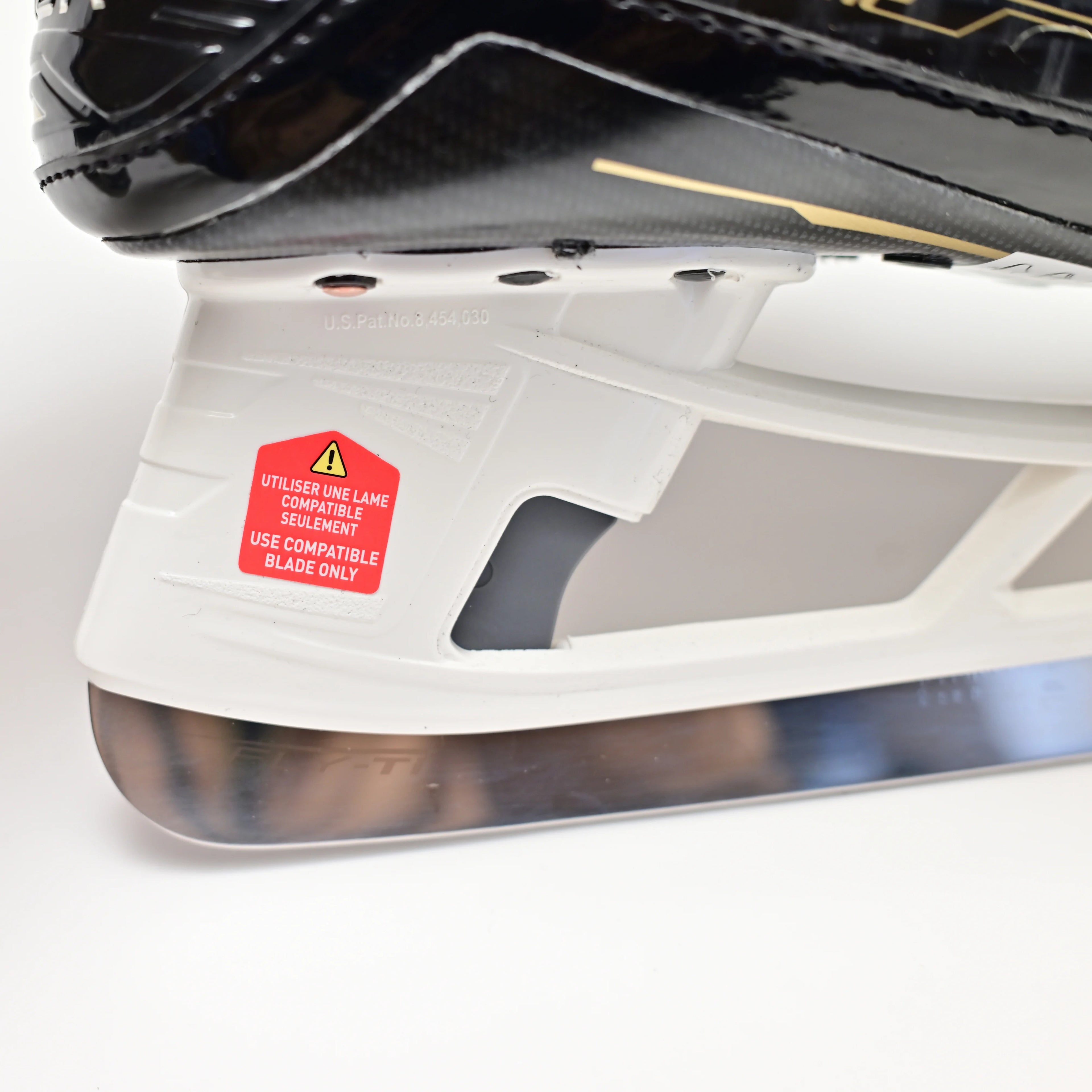 [Gold Skate]Carbon Fiber Composite Steel Blade, Real Ice Hockey, Customizable Performance, Fit Light