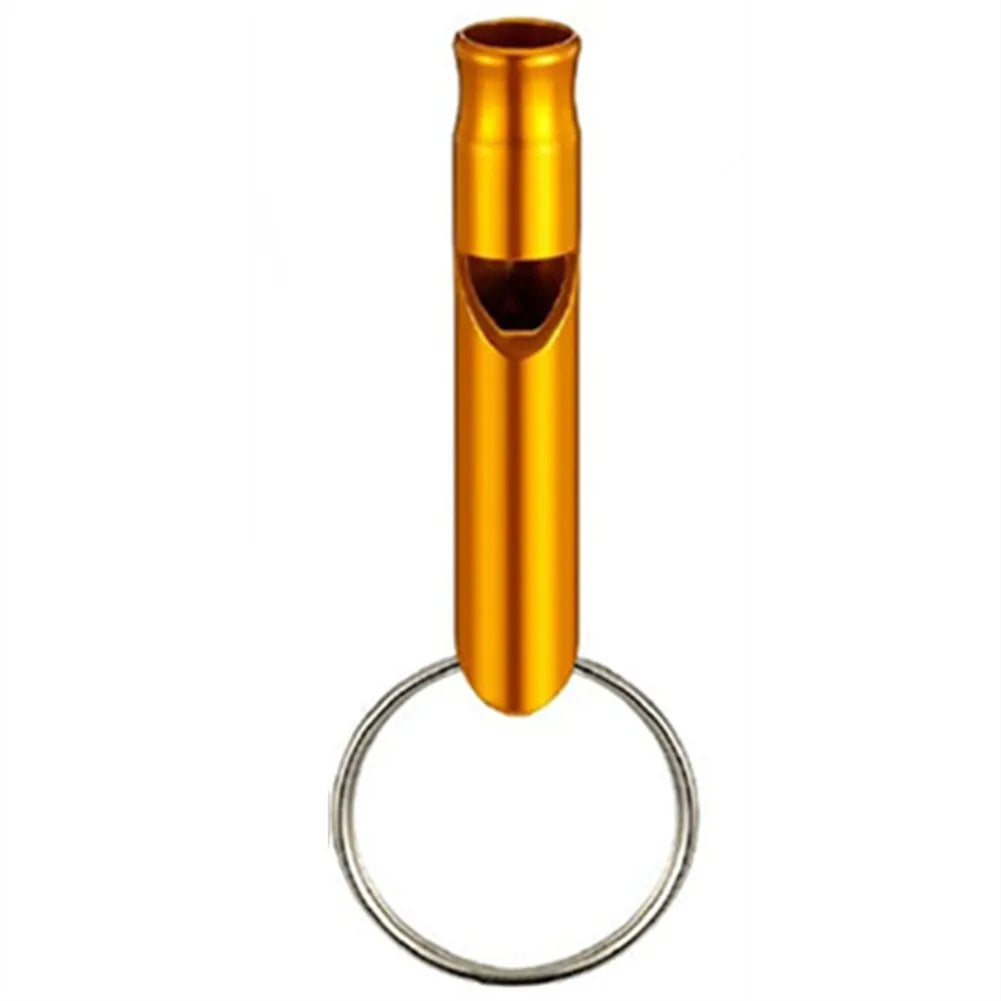 45*8mm Mini Survival Metal Whistle  Distress Pet Training Feeding Helper Outdoor Training Whistle Dogs Repeller Pet Training