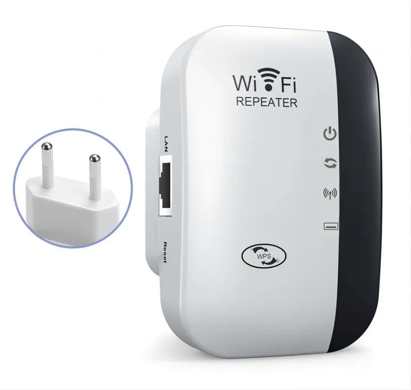 Wireless WiFi Range Extender 300M Signal Booster Repeater Network Amplifier Compatible with Most Routers EU US Plug