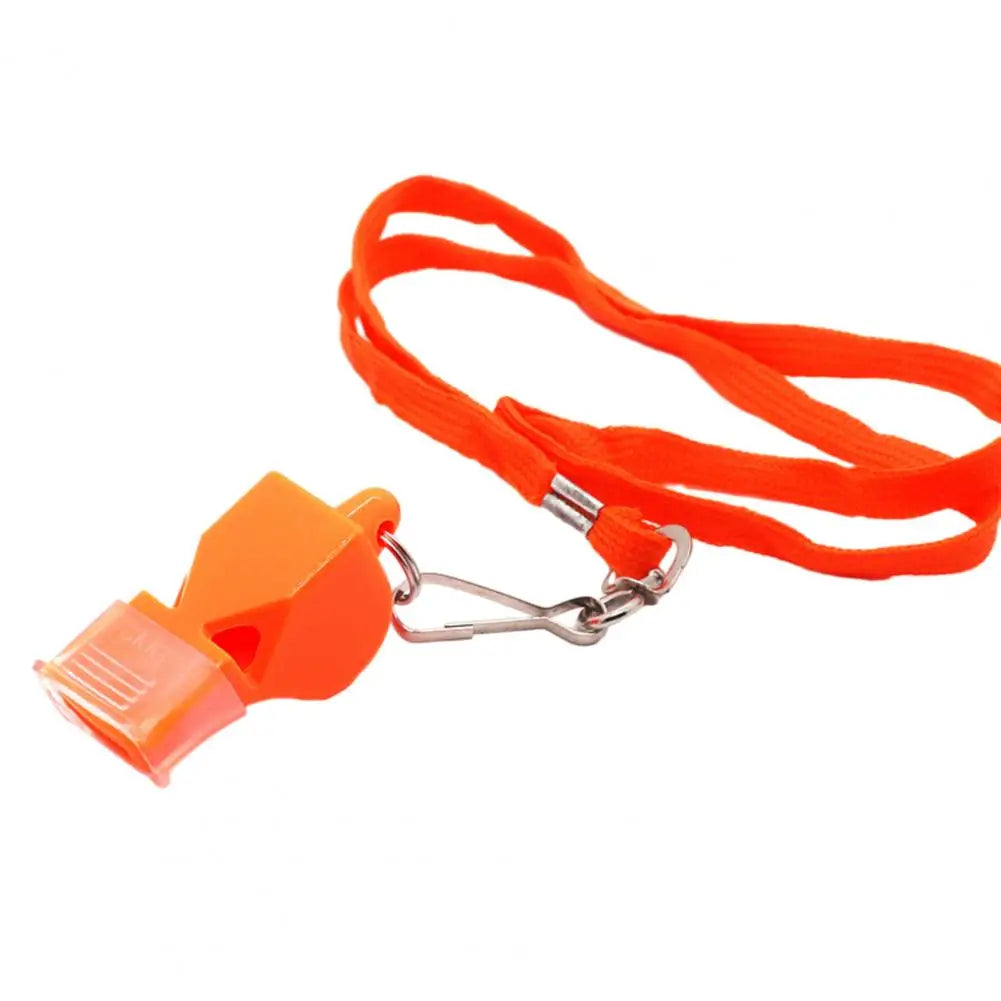Loud Pea-shaped Whistle 120 Decibel Whistle Professional Sports Whistle Set with Lanyard Mouth Grip for Coaches Referees