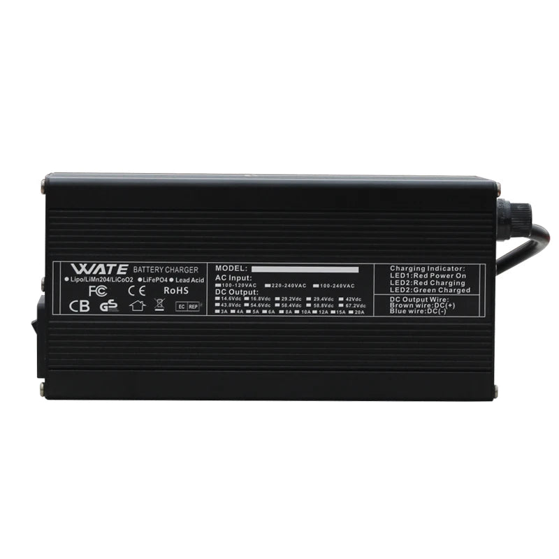 58.4V 8A Charger Special For 48V 51.2V 16S LiFePO4 Battery Pack High Quality