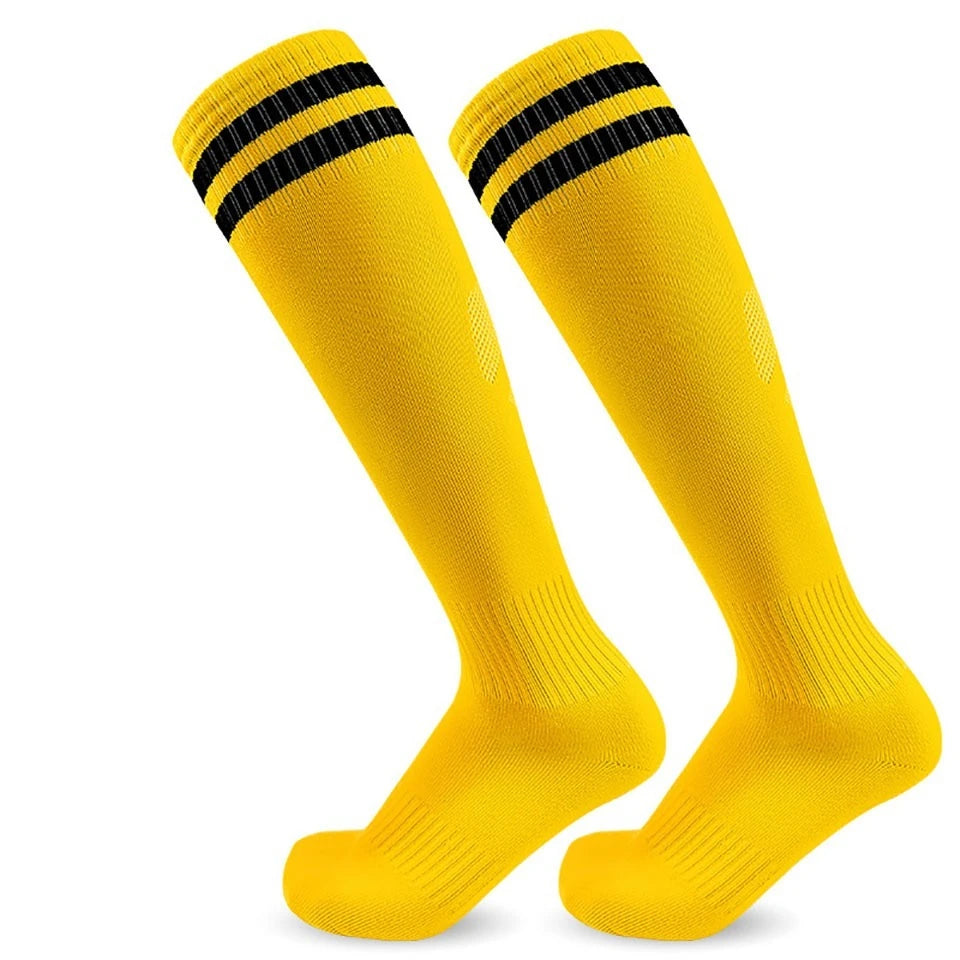 Loogdeel 26-45 Children Adult Football Sports Long Knee Socks Kids Soccer Baseball Adults Legging Stockings Children Sports Sock