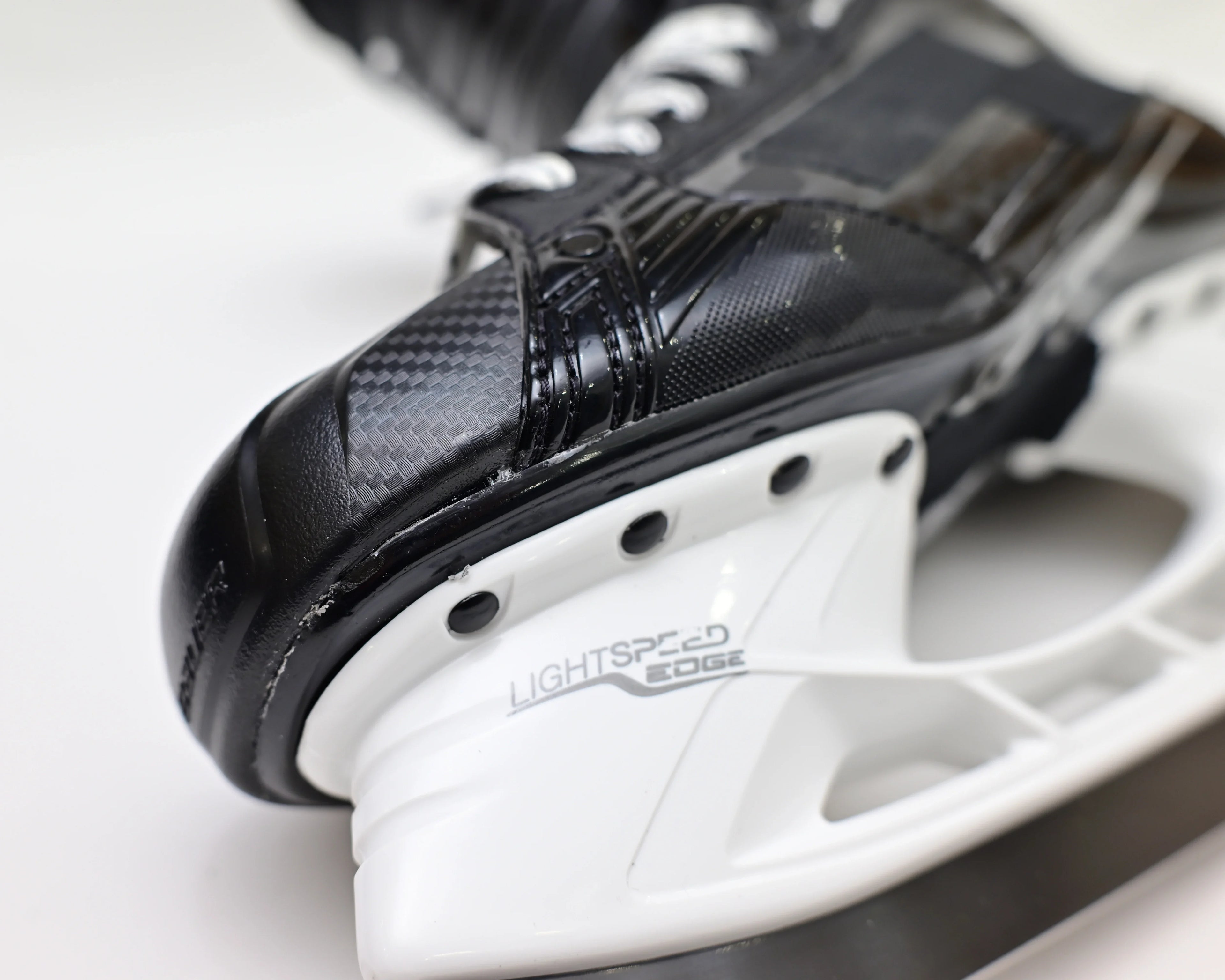 Thermalform Heat Molding hockey Skate Curv Composite Steel Blade Real Ice Hockey Carbon Fiber Customizable Performance Fit Light