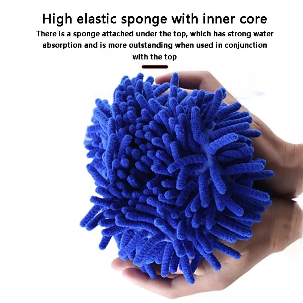 Superfiber Gloves Modeling Car Wash Sponge Clean Car Care Details Brush Clean Sponge Car Gloves Available On Both Side Auto Part